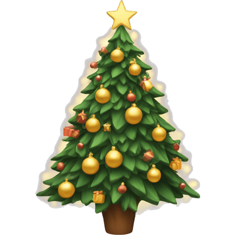 Aesthetic Christmas tree emoji