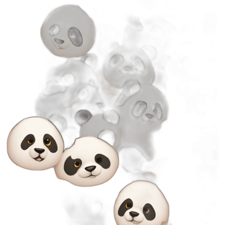 Panda orange  emoji