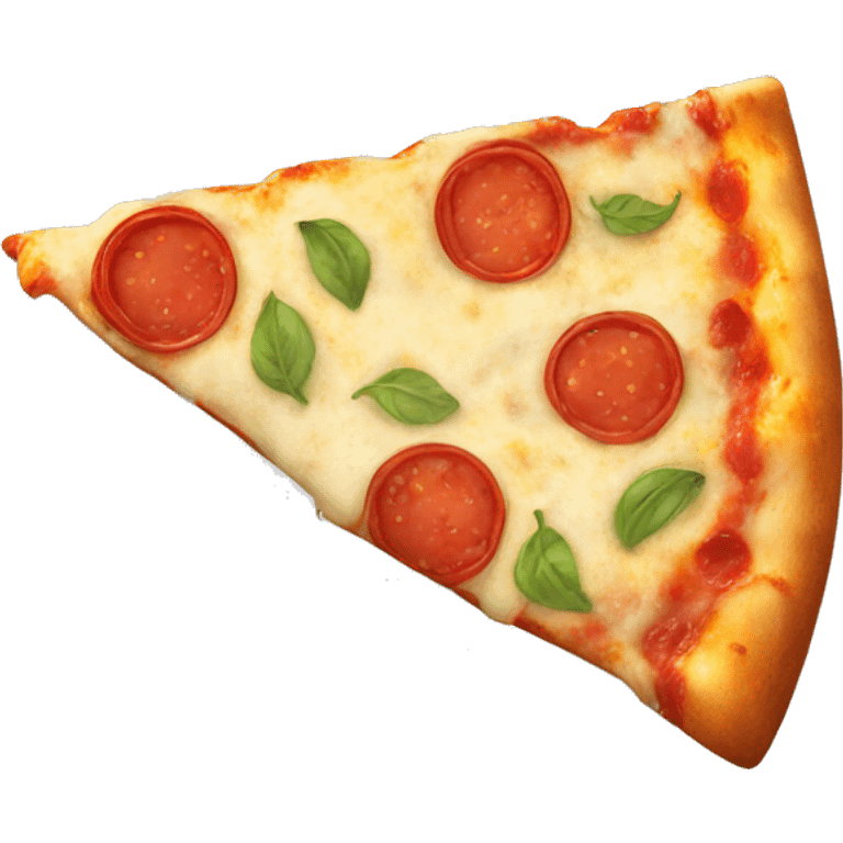 A smiling pizza slice emoji