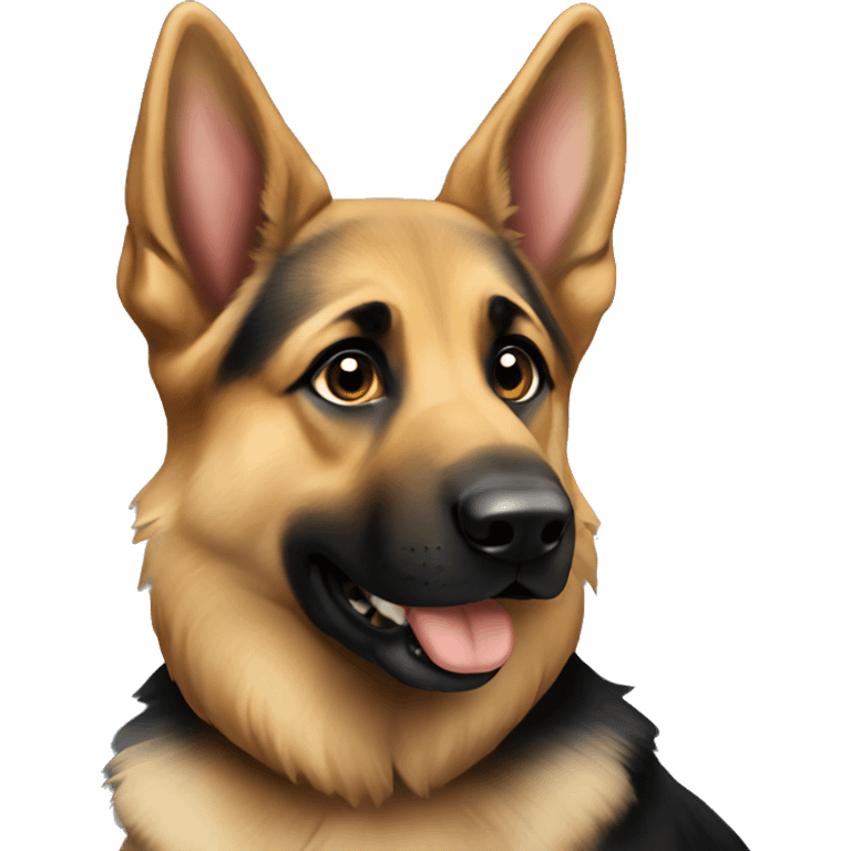 German Shepherd litter emoji