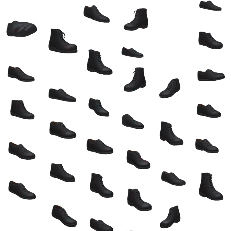 black shoes emoji