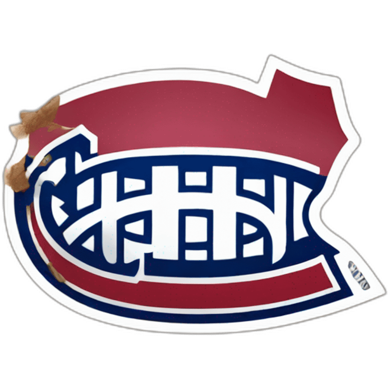 Canadiens Montréal Logo Realistic emoji