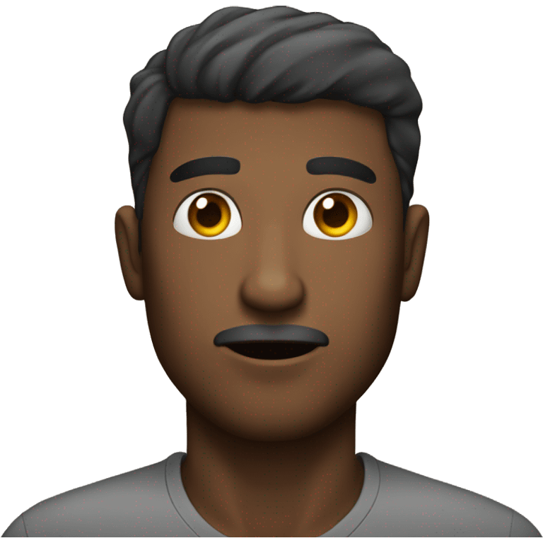 hombre con los ojos vendados emoji