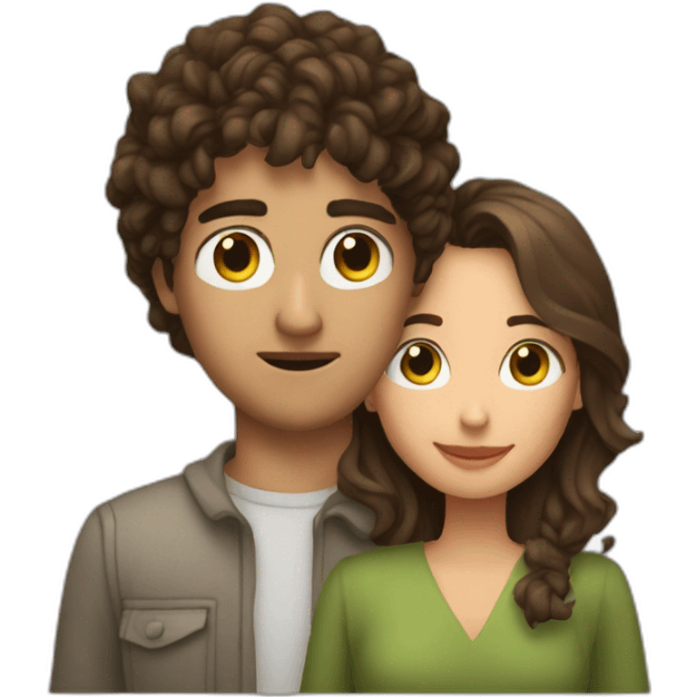 Tiago with Melissa and Isaac emoji