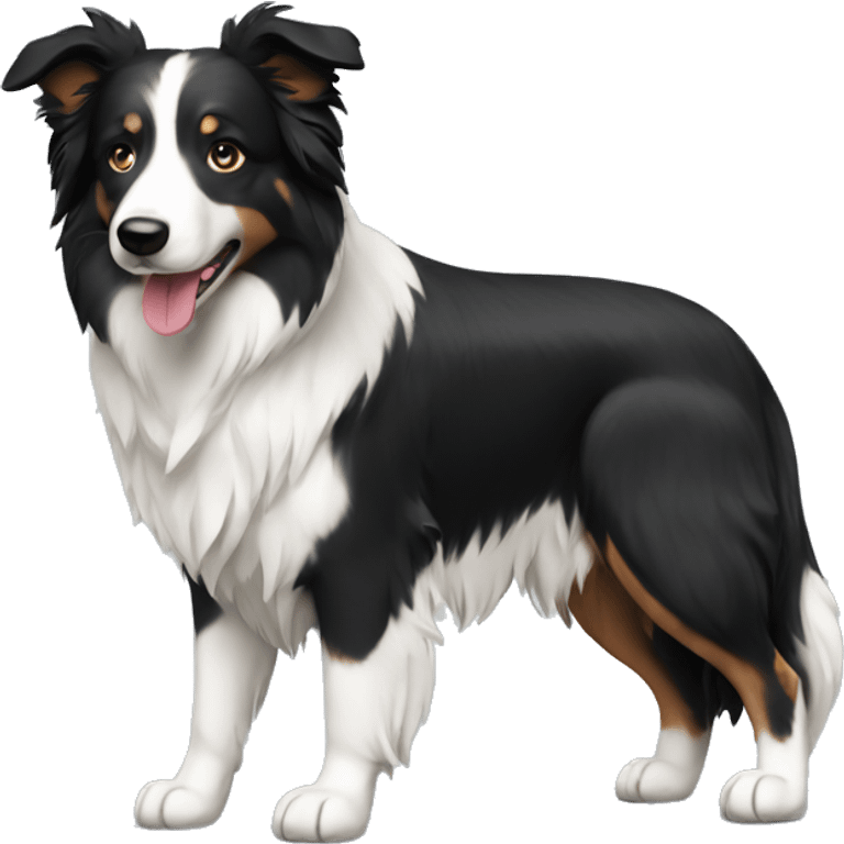 Border Collie Dog Breed Full Body emoji