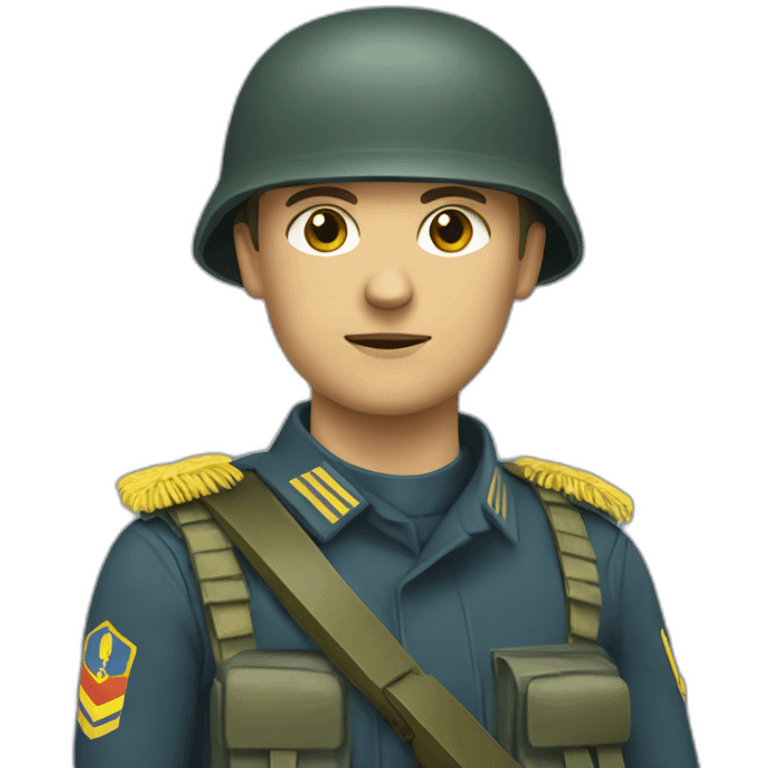 ukranian soldier emoji