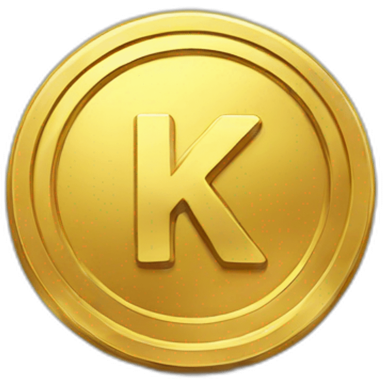 gold-coin-with-a-k emoji