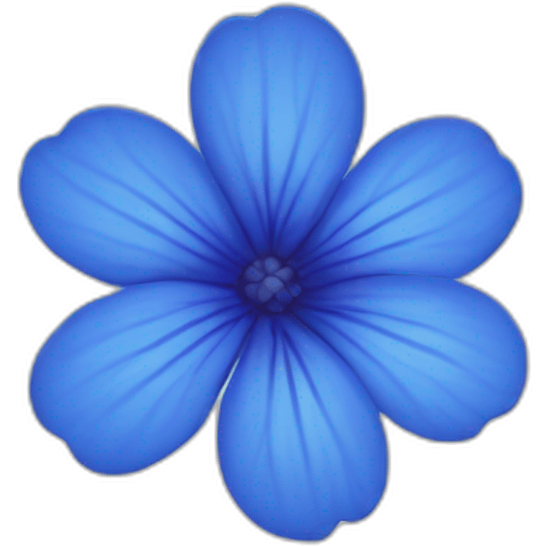 blue-flower emoji