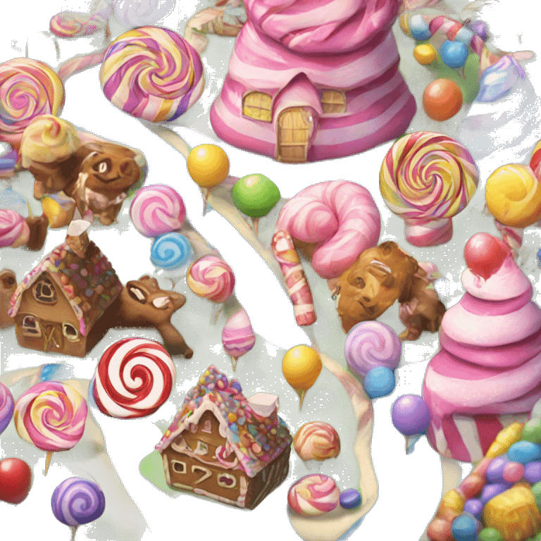 Candy land emoji