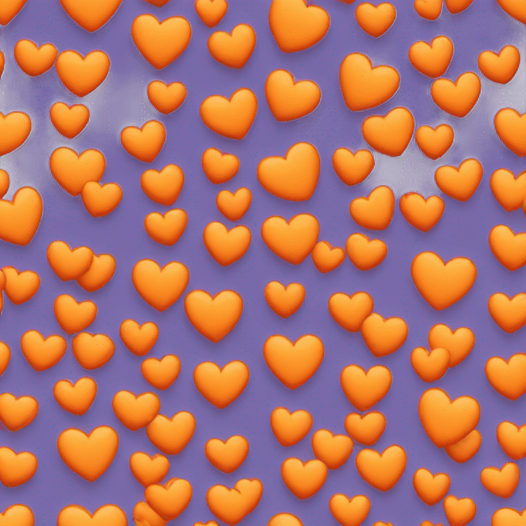 orange heart emoji