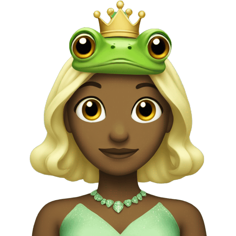 Frog princess emoji