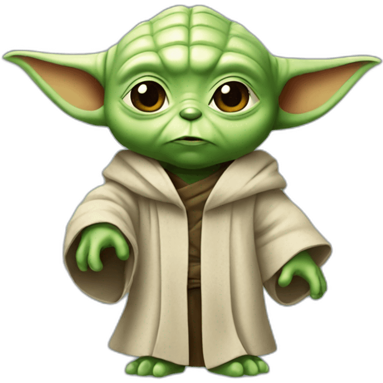 a cute Yoda emoji