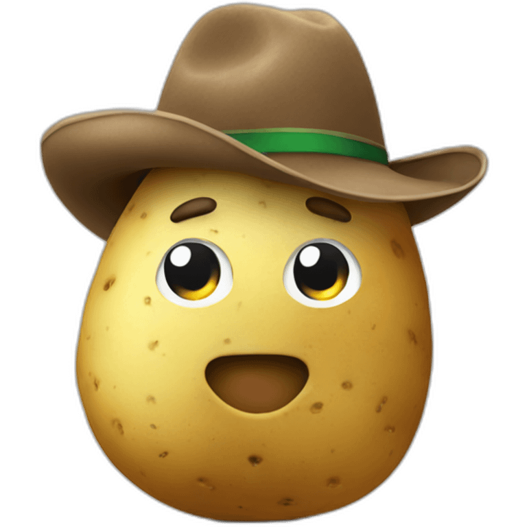 potato in hat emoji