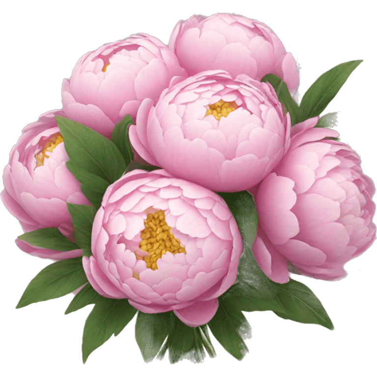 Peony bouquet emoji