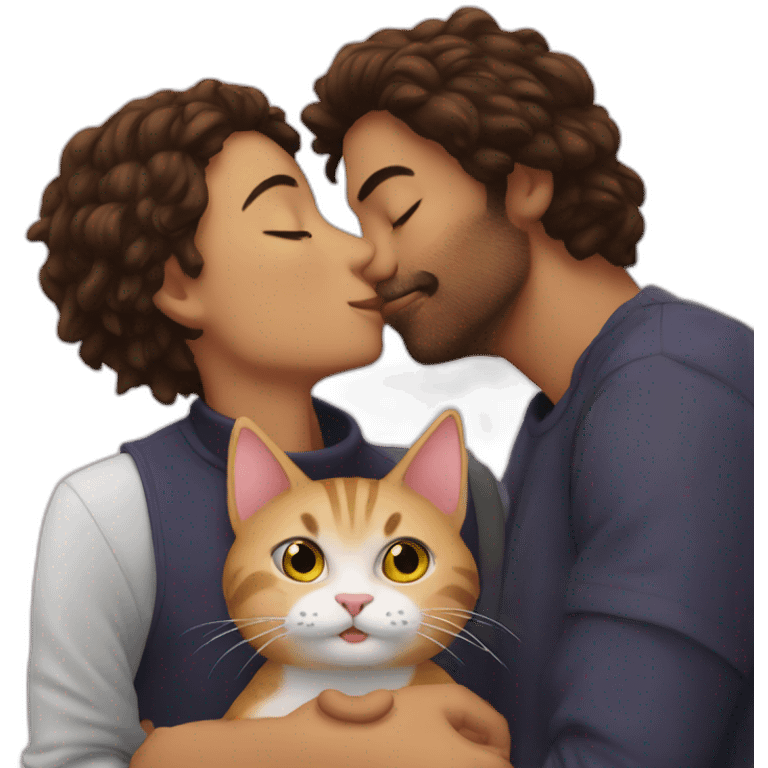 Dereck Kiss a cat emoji