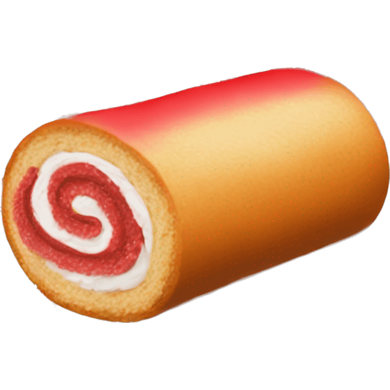 red swiss roll emoji