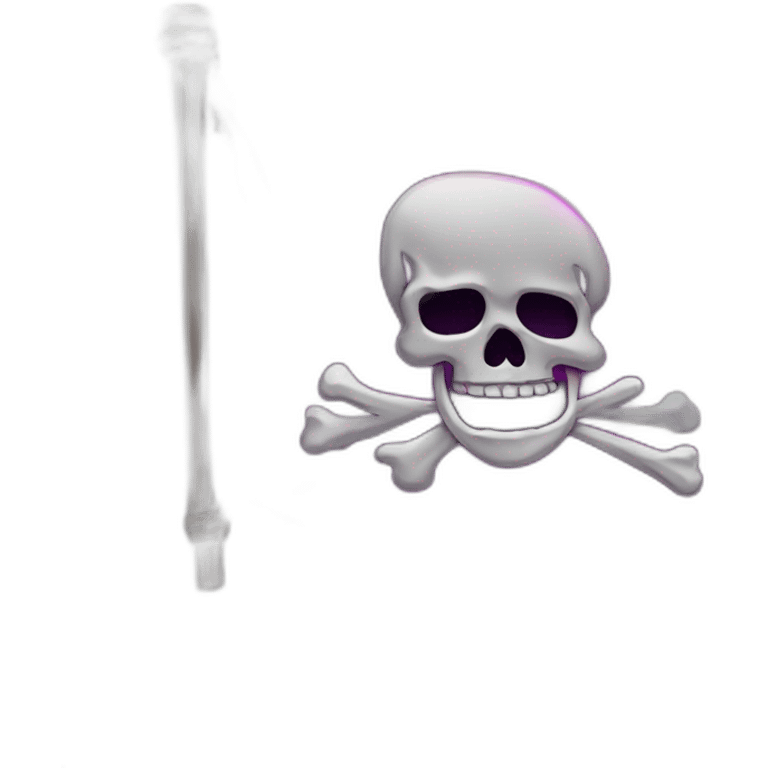 pirate flag neon emoji