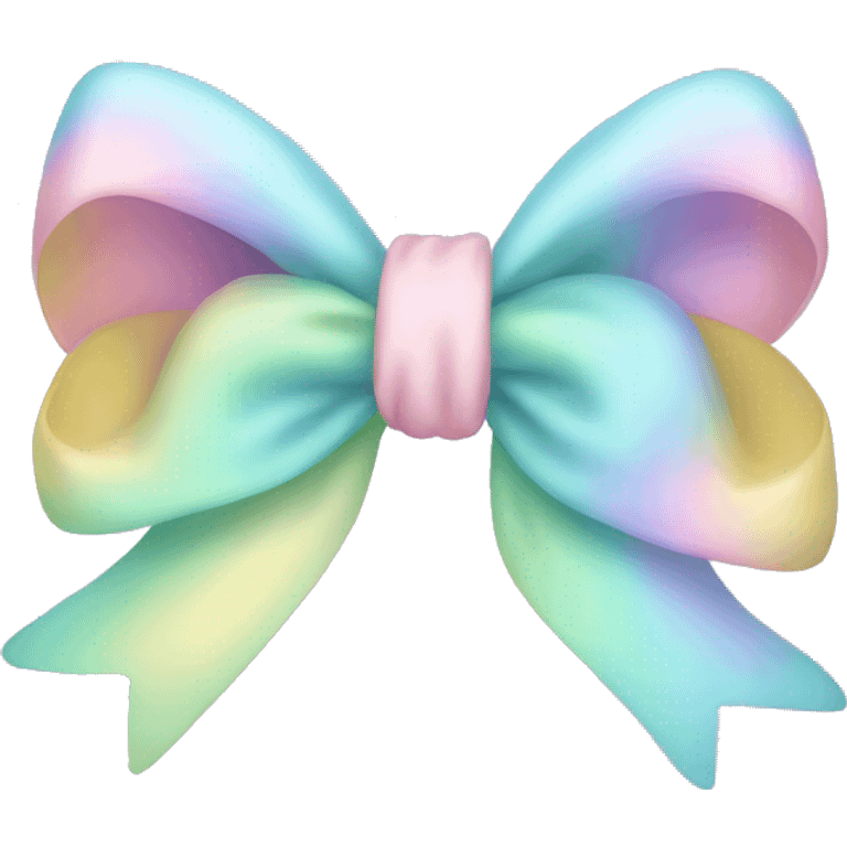 Pastel bow emoji