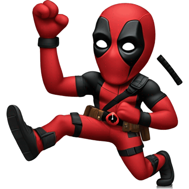 Deadpool dancing emoji