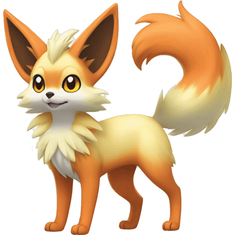  Fennekin-Quilava—Vulpix-Fakemon Full body emoji