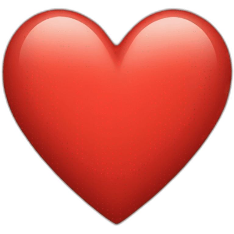 Red heartwith text I love you emoji