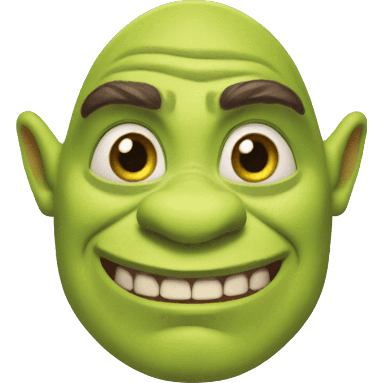 shrek the ogre with makeup and nails emoji