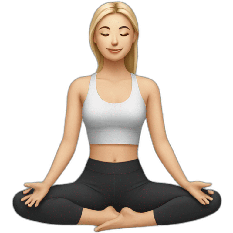 Yoga wear emoji