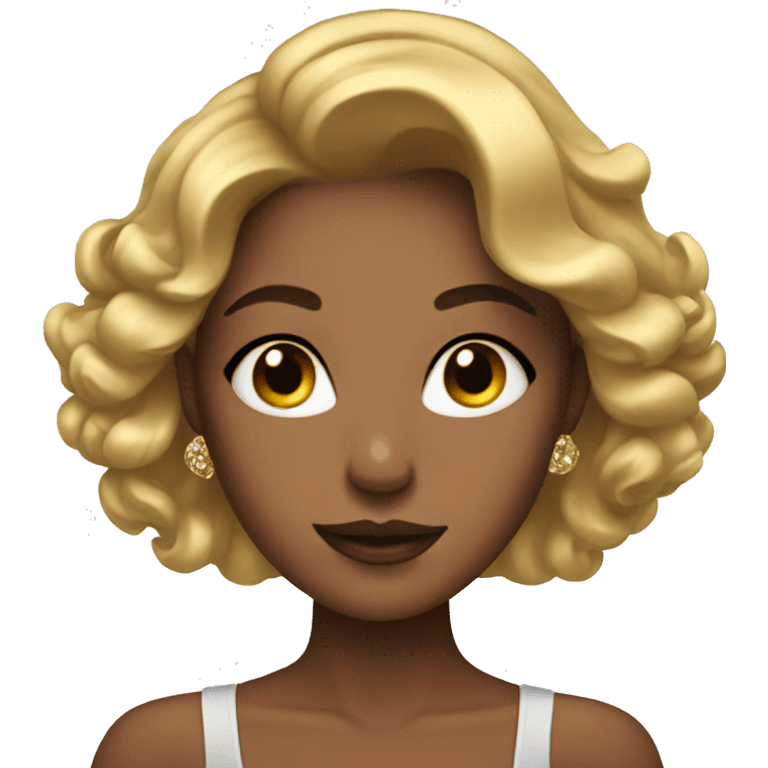 Glam girl emoji