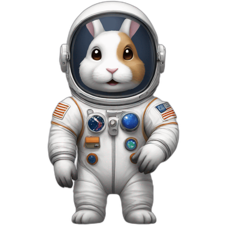 bunny astronaut emoji