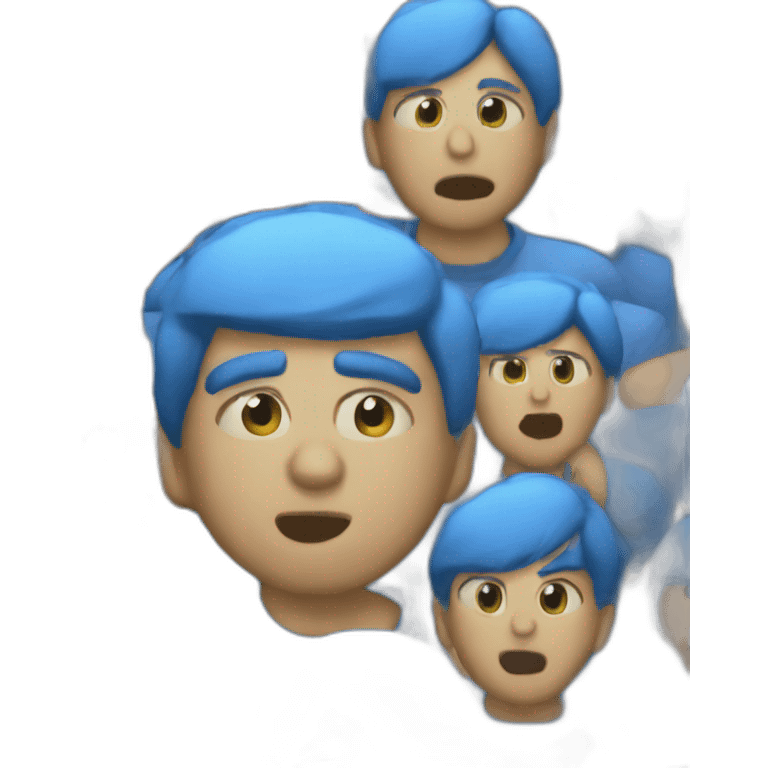 blue showdowns  emoji