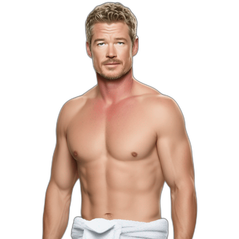 Mark Sloan (Eric Dane) Grey's Anatomy Body in Towel emoji