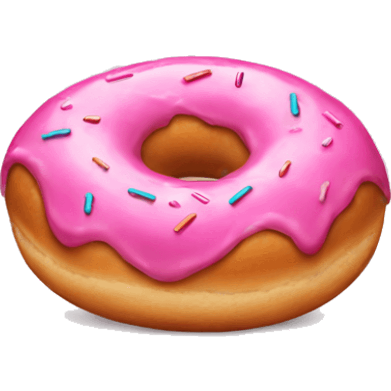 Pink donut  emoji