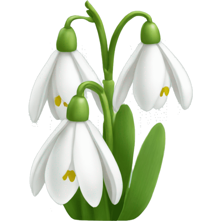 Snowdrop emoji