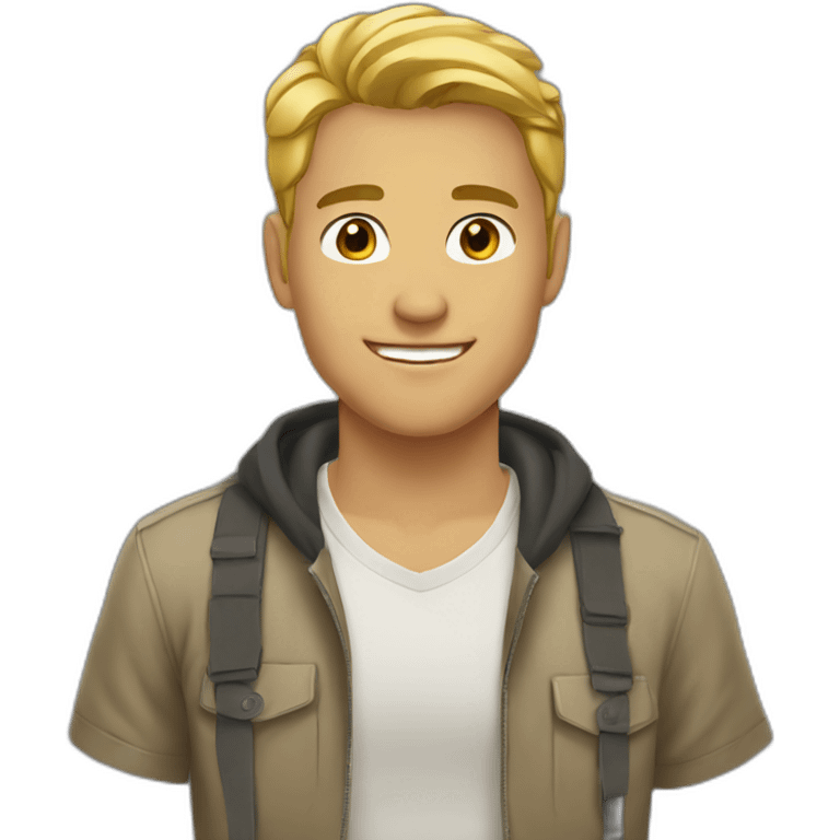 Indonesian love white guy emoji