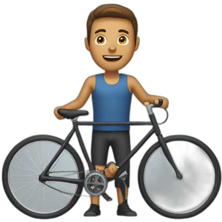 Man with Bike emoji