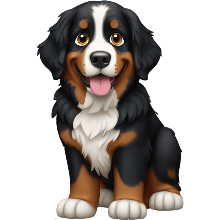 Bernese mountain dog  emoji