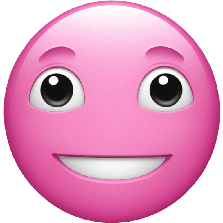 Pink smiley emoji emoji