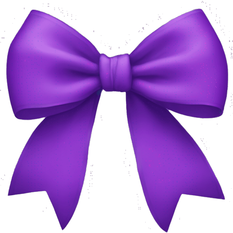 Purpule bow emoji