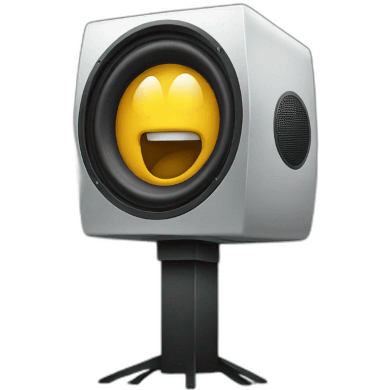 Big speaker emoji