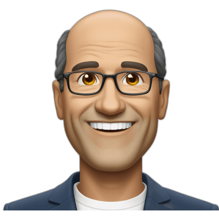 Jean Castex prime minister bald smiling emoji