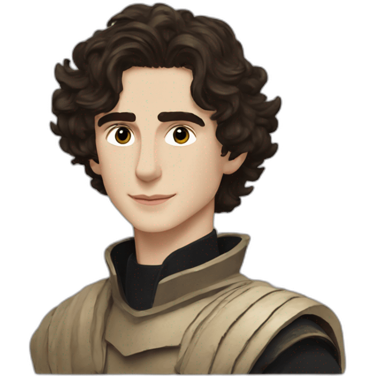 timothee chalamet in dune costume emoji