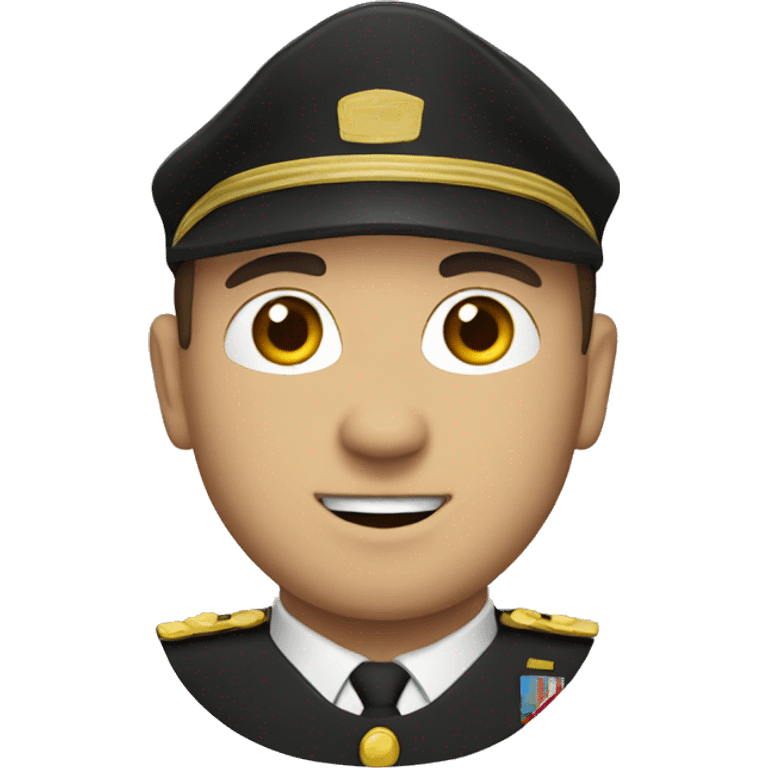 man with uniform emoji