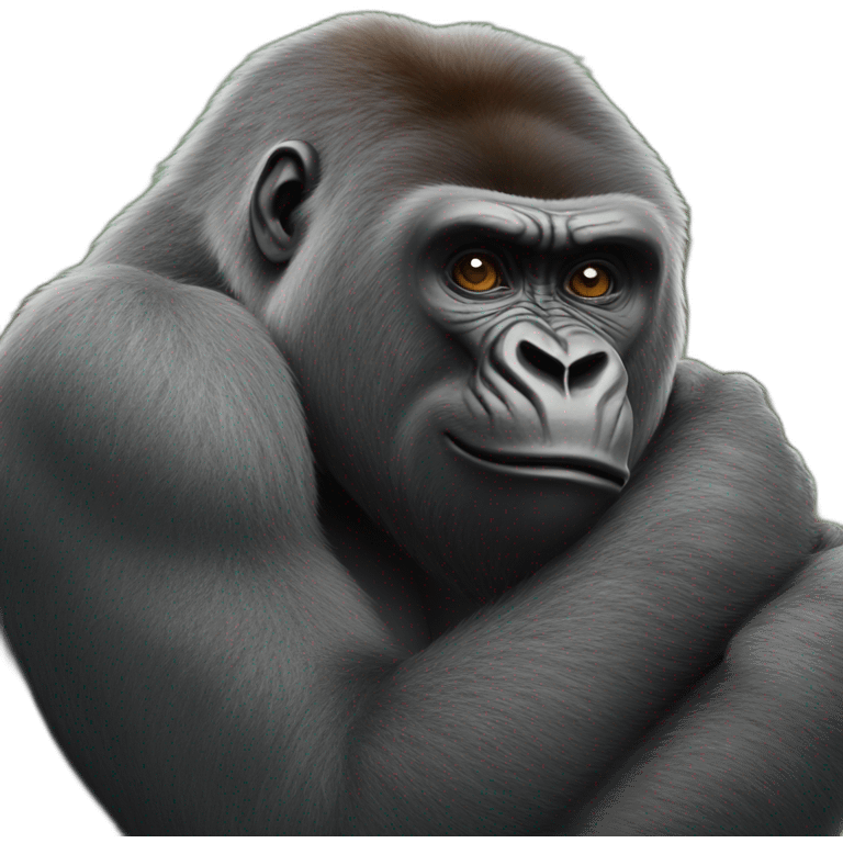 gorilla LOVE emoji