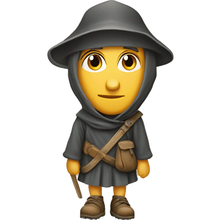 Peregrino camino santiago emoji