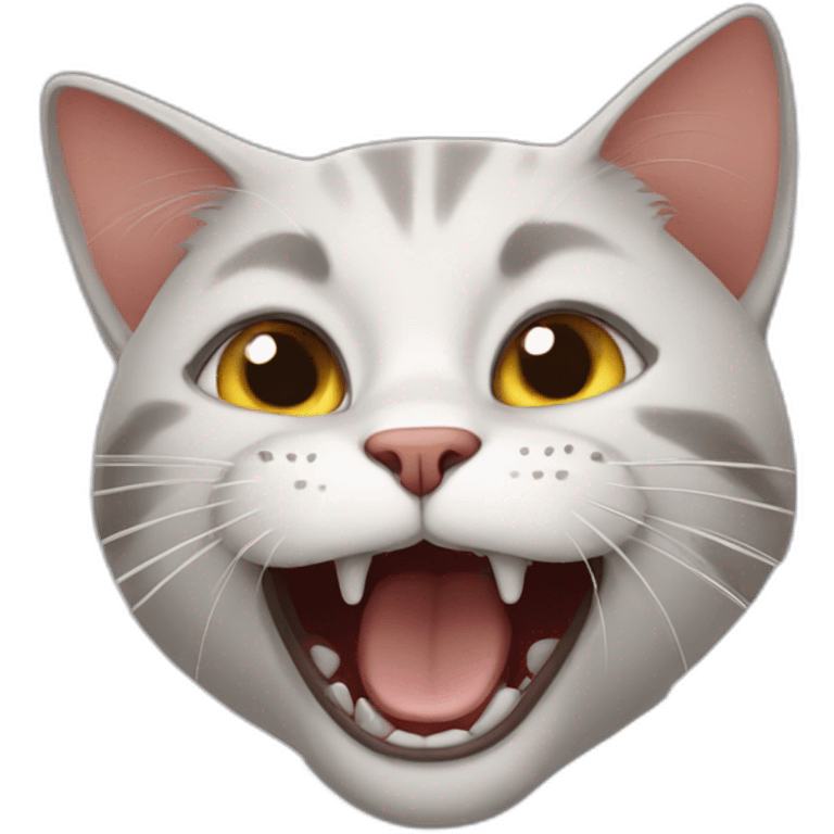 Crazy cat  emoji