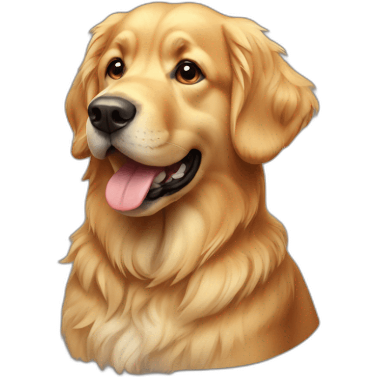 Dog goldenretriver emoji