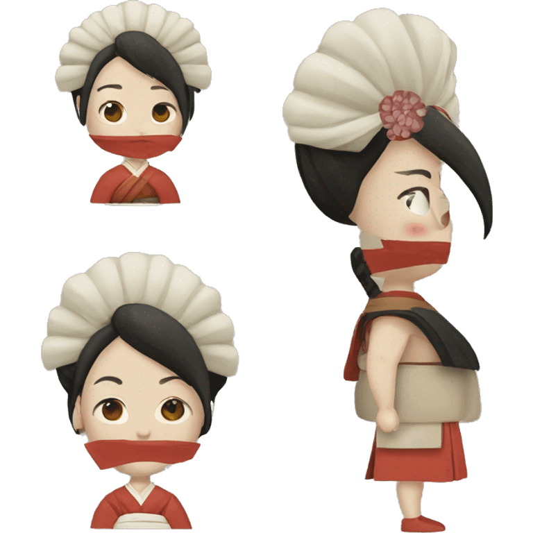 feudal Japan woman emoji