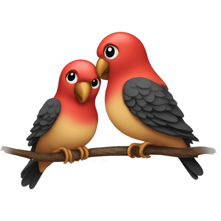 love birds emoji