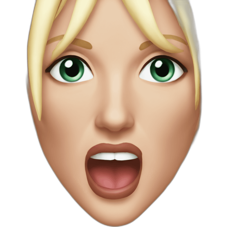 Britney spears crazy emoji