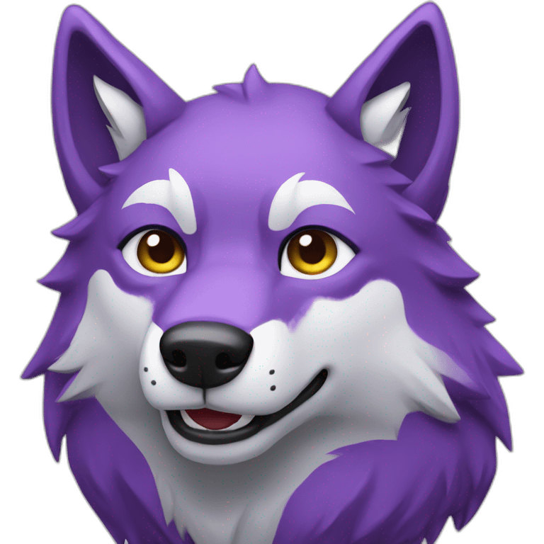 purpel Wolf emoji